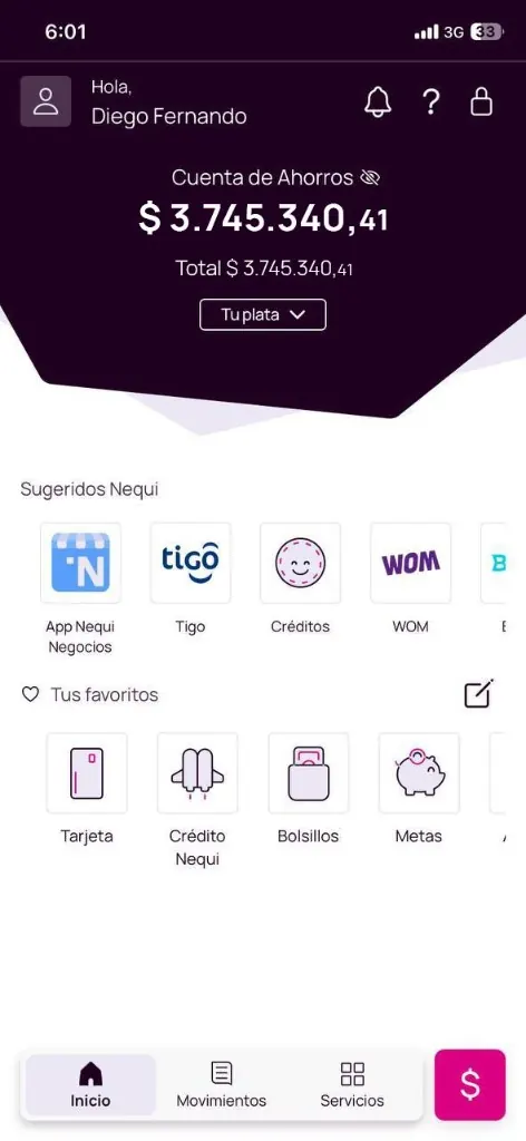 Comprobante de pago $7.242.806 COP