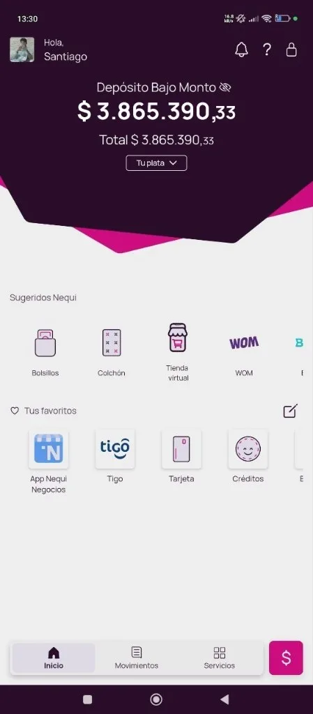 Comprobante de pago $3.865.390 COP